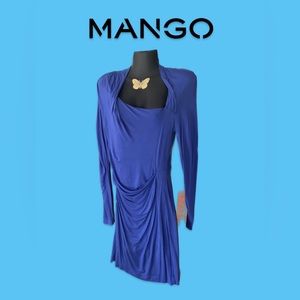 Beautiful royal blue mango dress, size S